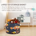 thumbnail image 1 of BZSMCE Decorative Storage Open Bins 20x14in In Clownfish Dark Motif Printed, 1 of 6
