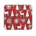 thumbnail image 1 of BZSMCE Dish Drying Mat Simple Deer Sonwflake Design Drying Mats, 1 of 8