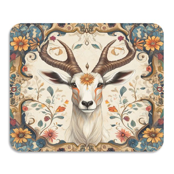 BZSMCE Dish Drying Mats Diatom Antelope Floral Art Creativity Pattern Mud Drain Pad