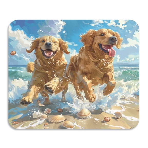 BZSMCE Dish Drying Mats Diatom Beach Buddies Splashing Fun Creativity Pattern Mud Drain Pad
