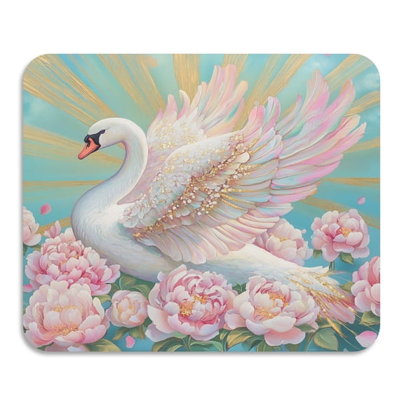BZSMCE Dish Drying Mats Diatom Celestial Swan Blossom Creativity Pattern Mud Drain Pad