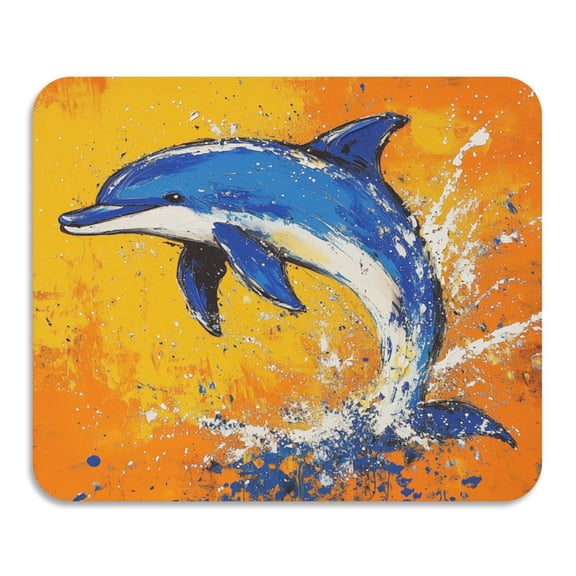 BZSMCE Dish Drying Mats Diatom Dolphin Dance Creativity Pattern Mud Drain Pad