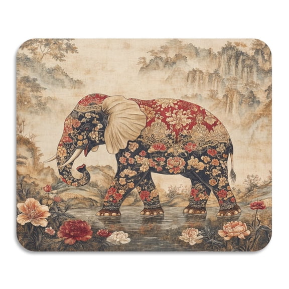 BZSMCE Dish Drying Mats Diatom He Ornate Elephant Creativity Pattern Mud Drain Pad