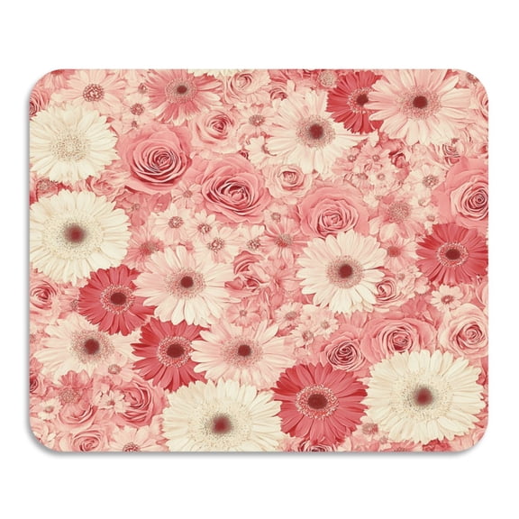 BZSMCE Dish Drying Mats Diatom Pink Flowers Creativity Pattern Mud Drain Pad