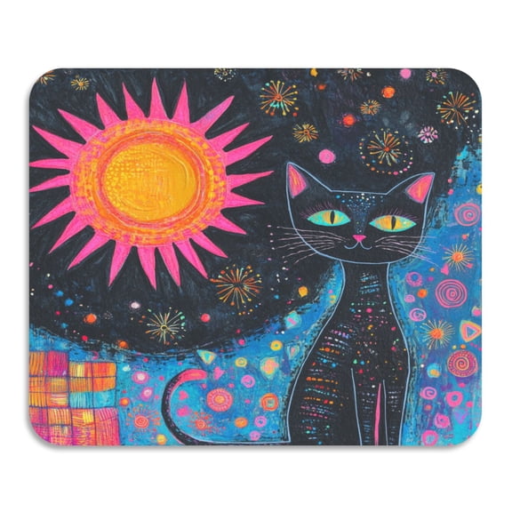 BZSMCE Dish Drying Mats Diatom Sunlit Sorcery Creativity Pattern Mud Drain Pad