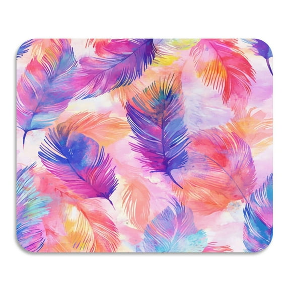 BZSMCE Dish Drying Mats Diatom Whimsical Featherscape Creativity Pattern Mud Drain Pad