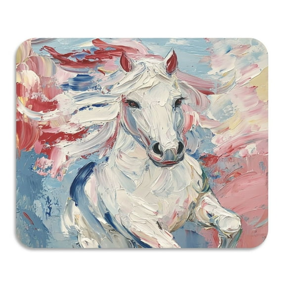 BZSMCE Dish Drying Mats Diatom Whimsical Gallop Creativity Pattern Mud Drain Pad
