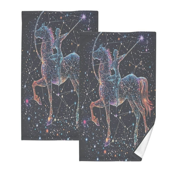 BZSMCE Face Towel Hand Towel Bath Towel Cotton Bath Towel Sets Hand Bath Towels Fashion Celestial Archer Pattern