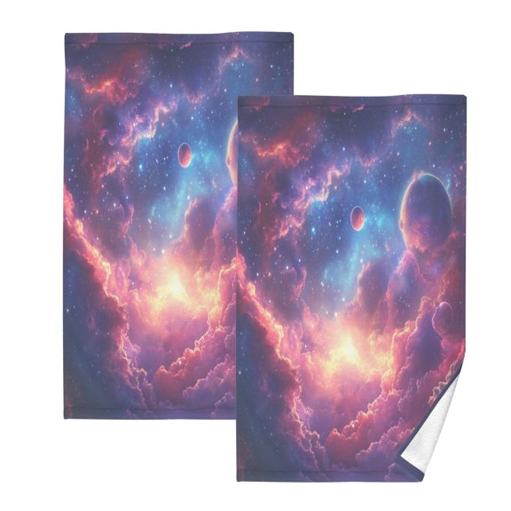 BZSMCE Face Towel Hand Towel Bath Towel Cotton Bath Towel Sets Hand Bath Towels Fashion Celestial Embrace Pattern