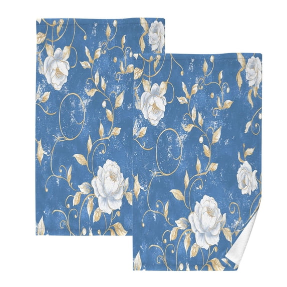 BZSMCE Face Towel Hand Towel Bath Towel Cotton Bath Towel Sets Hand Bath Towels Fashion Floral Enchantment Pattern