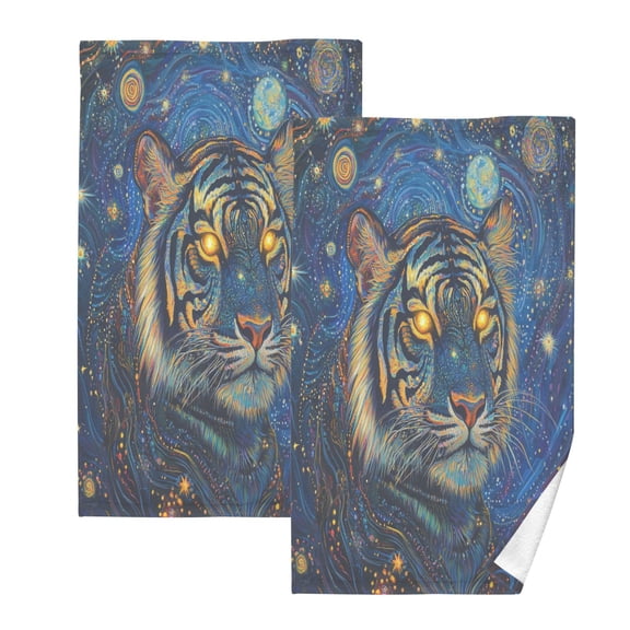 BZSMCE Face Towel Hand Towel Bath Towel Cotton Bath Towel Sets Hand Bath Towels Fashion Starlit Predator Pattern