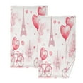 thumbnail image 1 of BZSMCE Face Towel Hand Towel Bath Towel Cotton Bath Towel Sets Hand Bath Towels Fashion Sweet Parisian Whimsy Pattern, 1 of 8