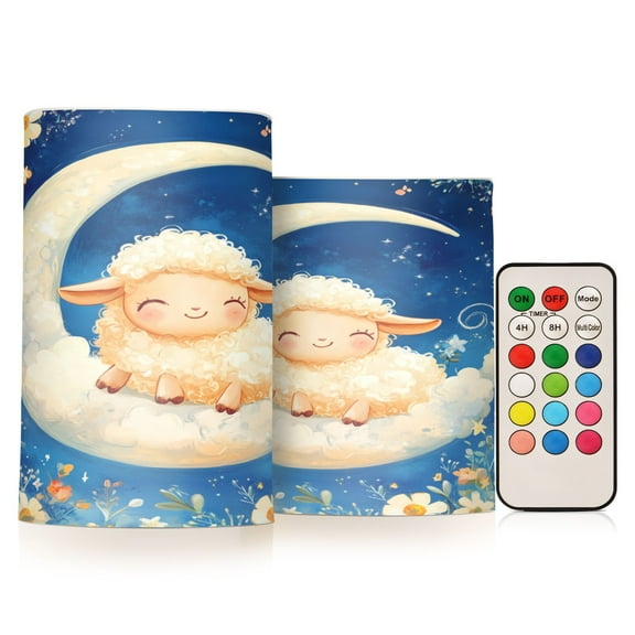 BZSMCE Flameless Candles LED Lights Celestial Cuddle Creativity Battery Candles