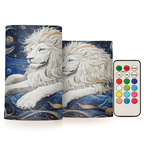 BZSMCE Flameless Candles LED Lights Celestial Guardian Creativity Battery Candles