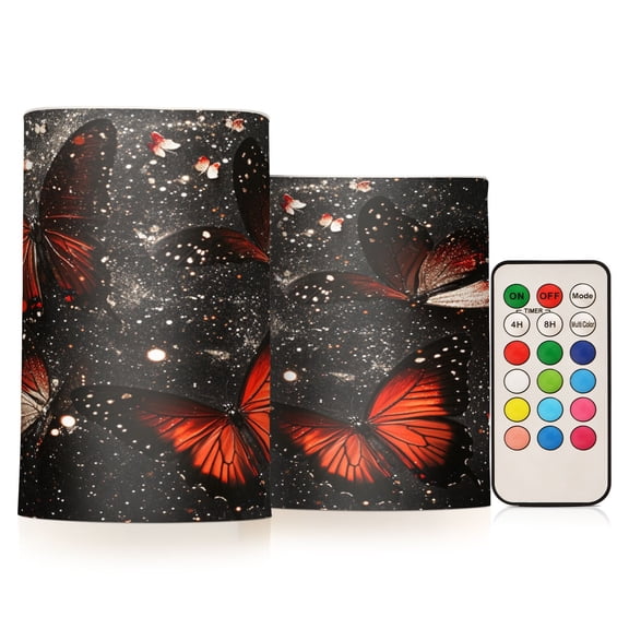 BZSMCE Flameless Candles LED Lights Cosmic Flight Creativity Battery Candles