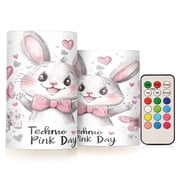 BZSMCE Flameless Candles LED Lights Cute Grin Rabbit Creativity Battery Candles