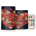 thumbnail image 1 of BZSMCE Flameless Candles LED Lights Design Forals Heart Creativity Battery Candles, 1 of 7