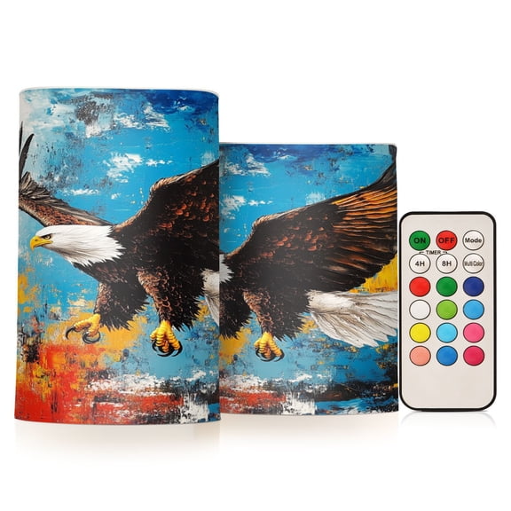 BZSMCE Flameless Candles LED Lights Eagles in Flight Creativity Battery Candles