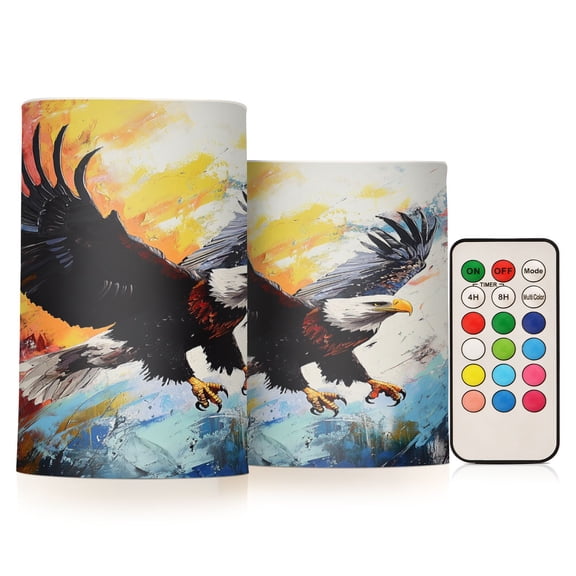 BZSMCE Flameless Candles LED Lights Eagles in Flight Creativity Battery Candles