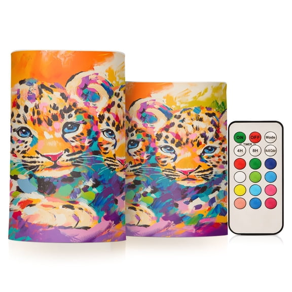 BZSMCE Flameless Candles LED Lights Enchanted Sunflower Roses Creativity Battery Candles