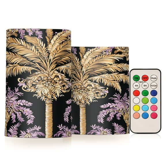 BZSMCE Flameless Candles LED Lights Exotic Floral Splendor Creativity Battery Candles