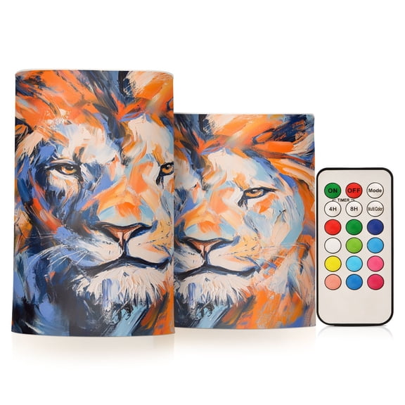 BZSMCE Flameless Candles LED Lights Majestic Mane Creativity Battery Candles