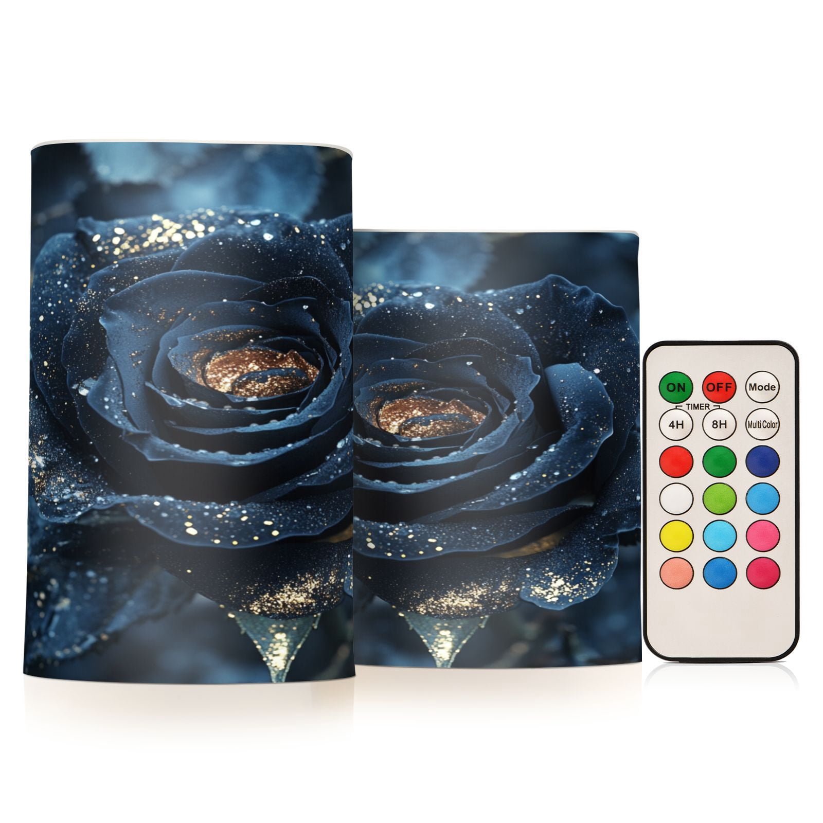BZSMCE Flameless Candles LED Lights Midnight Velvet Creativity Battery ...