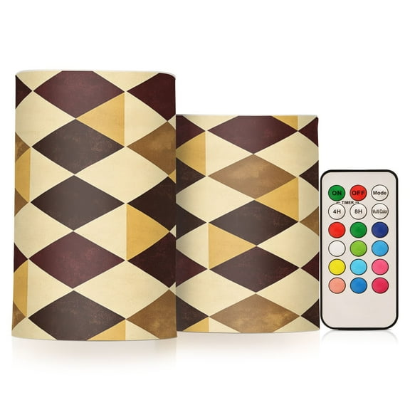 BZSMCE Flameless Candles LED Lights Rustic Harmony Creativity Battery Candles