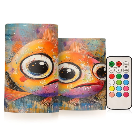 BZSMCE Flameless Candles LED Lights Sad Gills Creativity Battery Candles