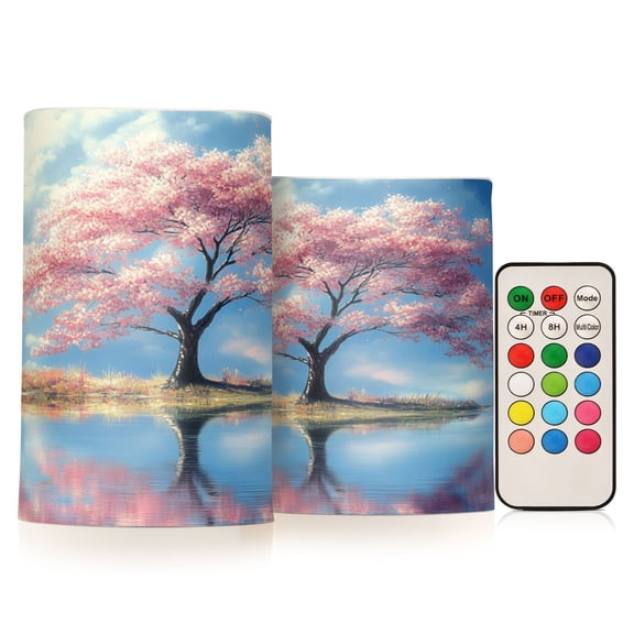 BZSMCE Flameless Candles LED Lights Skyward Journey Creativity Battery Candles