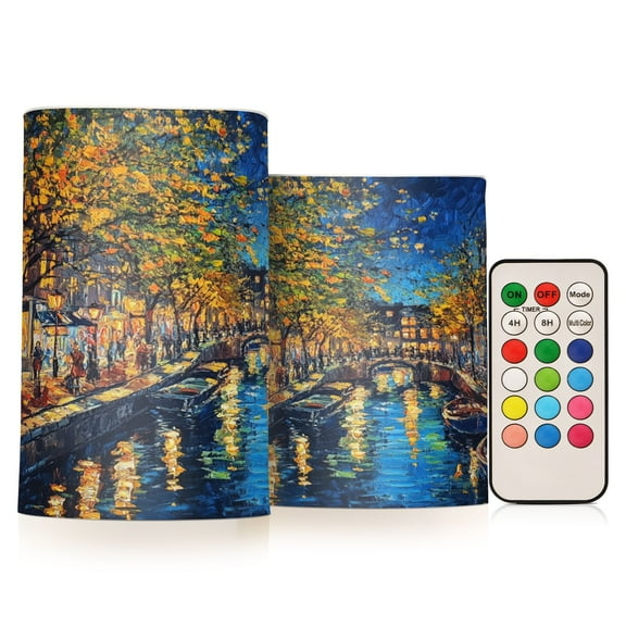 BZSMCE Flameless Candles LED Lights Whimsical Lion Garden Creativity Battery Candles