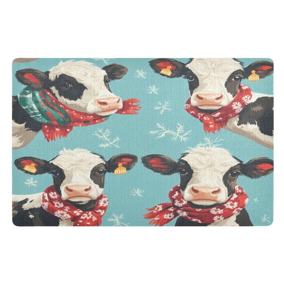 BZSMCE Floor Mats 32x20in Milch Cow Creativity Doormats