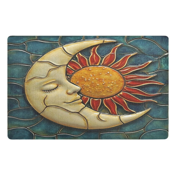 BZSMCE Floor Mats 32x20in Sleep Moon Creativity Doormats