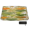 thumbnail image 1 of BZSMCE Foldable Car Windshield Sunshade Umbrella-Daisy Heart Meadow Pattern, 1 of 7