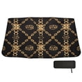 thumbnail image 1 of BZSMCE Foldable Car Windshield Sunshade Umbrella-Gilded Chain Tapestry Pattern, 1 of 7