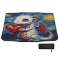 thumbnail image 1 of BZSMCE Foldable Car Windshield Sunshade Umbrella-Ivory Dragon’s Devotion Pattern, 1 of 7