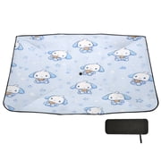 BZSMCE Foldable Car Windshield Sunshade Umbrella-Starry Sky Roll Pattern