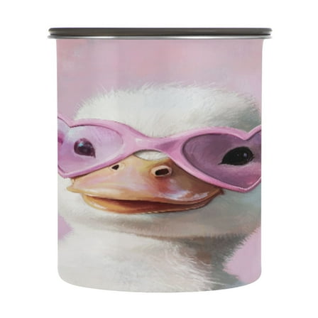 BZSMCE Food Storage Container 304 F Stainless Steel Containers Adorable Duck Printing