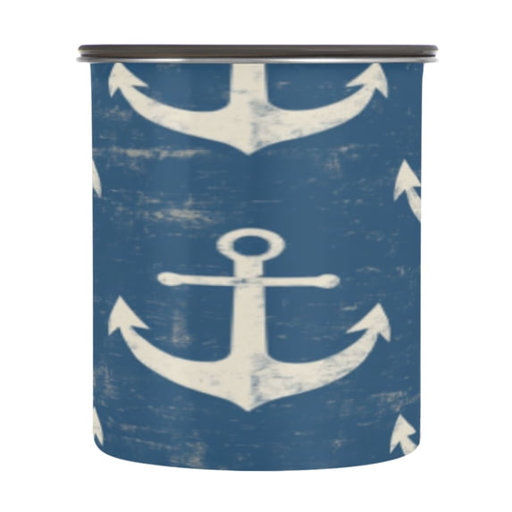 BZSMCE Food Storage Container 304 F Stainless Steel Containers Anchored Repetition Printing