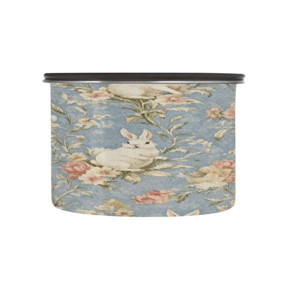 BZSMCE Food Storage Container 304 F Stainless Steel Containers Bunny Garden Printing
