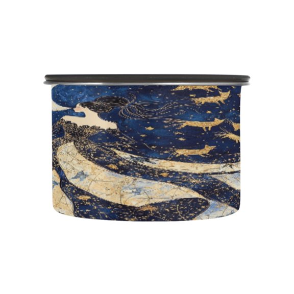 BZSMCE Food Storage Container 304 F Stainless Steel Containers Celestial Dreams Printing