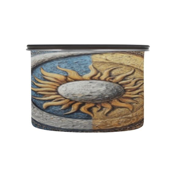 BZSMCE Food Storage Container 304 F Stainless Steel Containers Celestial Harmony Printing