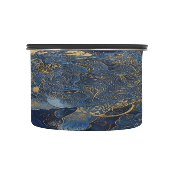 BZSMCE Food Storage Container 304 F Stainless Steel Containers Celestial Majesty Printing