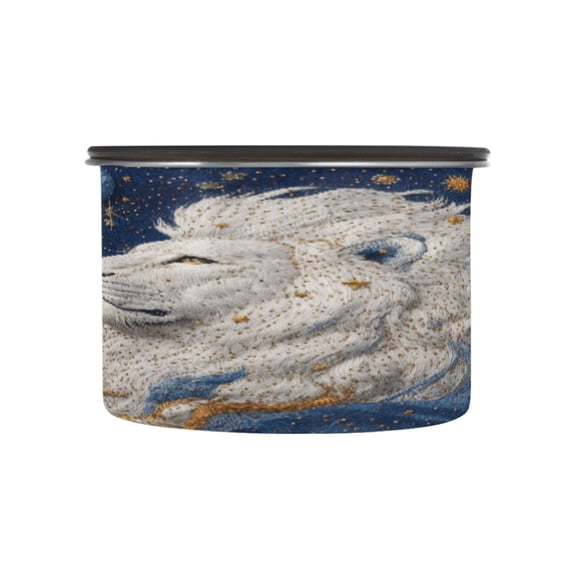 BZSMCE Food Storage Container 304 F Stainless Steel Containers Cosmic King Printing