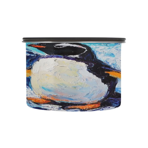 BZSMCE Food Storage Container 304 F Stainless Steel Containers Frozen Splendor Printing
