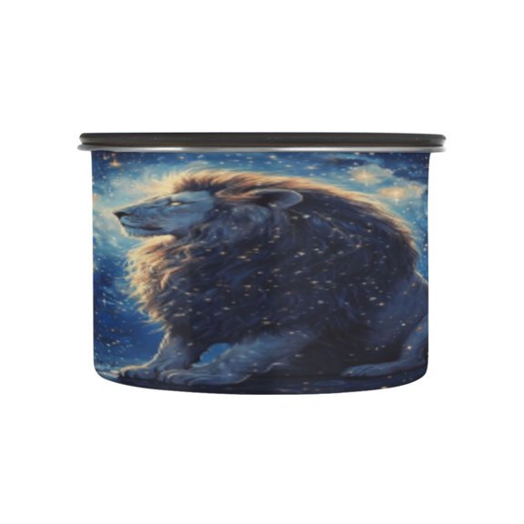 BZSMCE Food Storage Container 304 F Stainless Steel Containers Galactic Majesty Printing