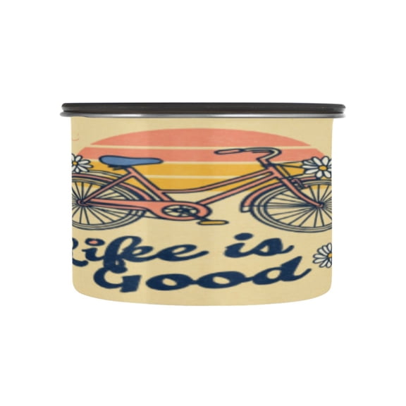 BZSMCE Food Storage Container 304 F Stainless Steel Containers Happy Wheels Printing