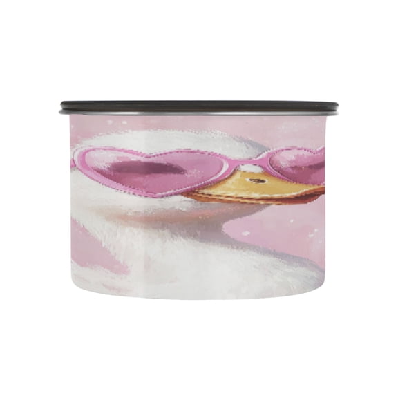 BZSMCE Food Storage Container 304 F Stainless Steel Containers Joyful Duck Printing