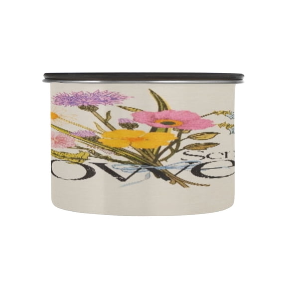 BZSMCE Food Storage Container 304 F Stainless Steel Containers Send Love Printing