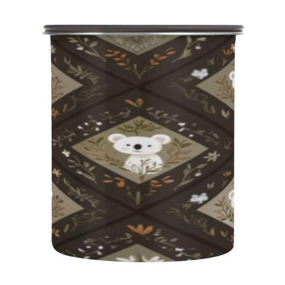 BZSMCE Food Storage Container 304 F Stainless Steel Containers Tiny Polar Friends Printing